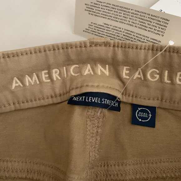American Eagle Jegging Womens 2 Tan High Rise Next Level Stretch Skinny Pants - Picture 9 of 11